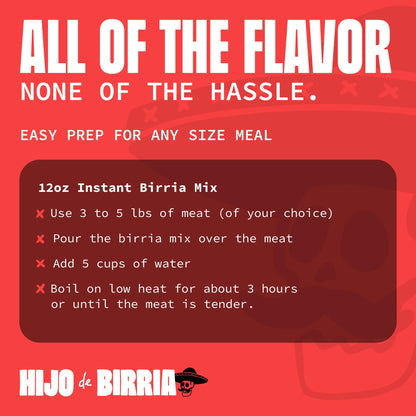 Instant Birria Mix – 12 oz